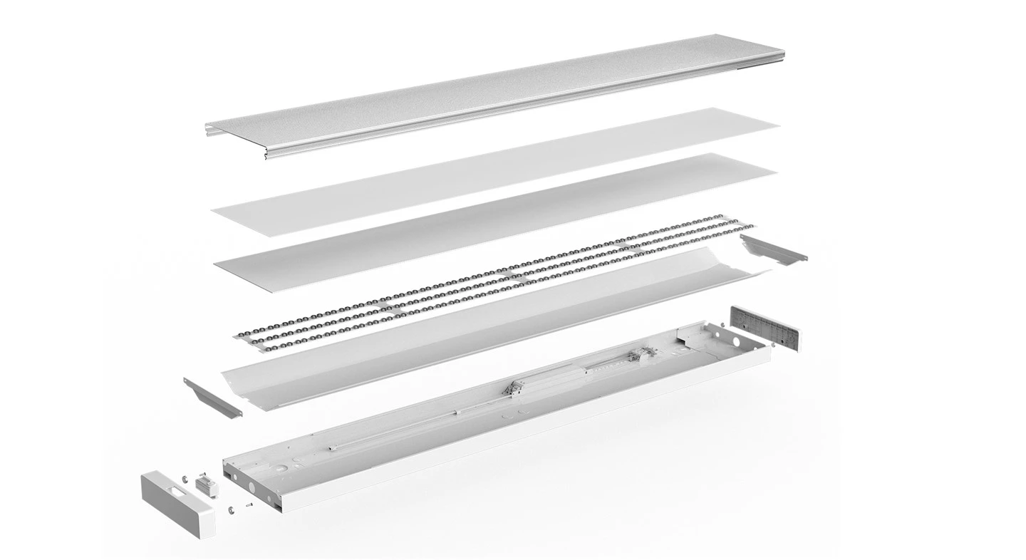 Kaston UGR Batten Light